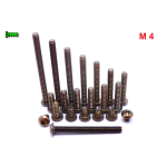 M4 TYTANOWE ŚRUBY GRADE 2 ISO 7380